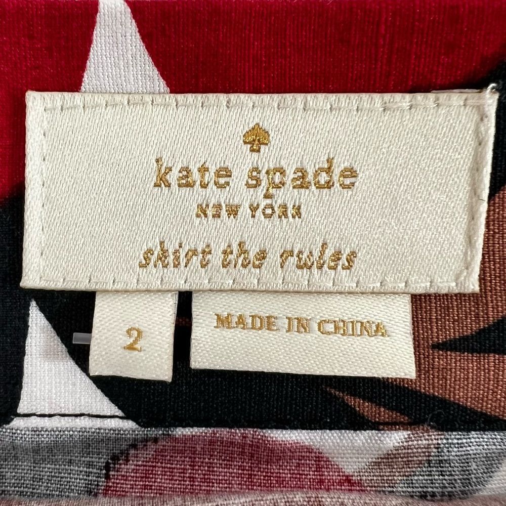 Kate Spade poppy field linen blend warp skirt - Picture 8 of 16